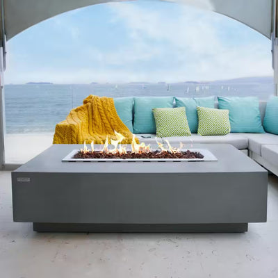 Grandville Rectangular Propane Fire Pit Table