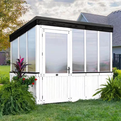 Willow White Cedar polycarbonate Greenhouse 6' x 9'