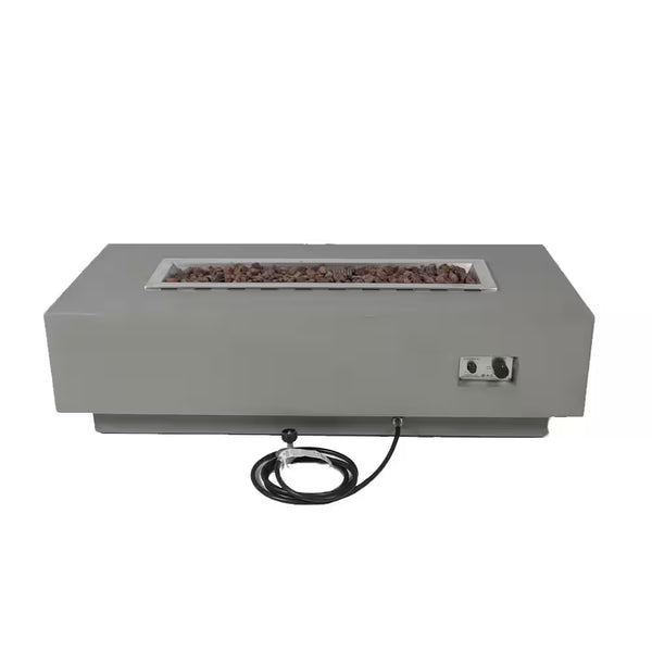 Grandville Rectangular Propane Fire Pit Table