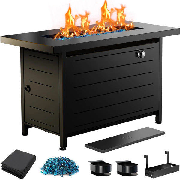 Philergo 43-Inch Propane Fire Pit Table