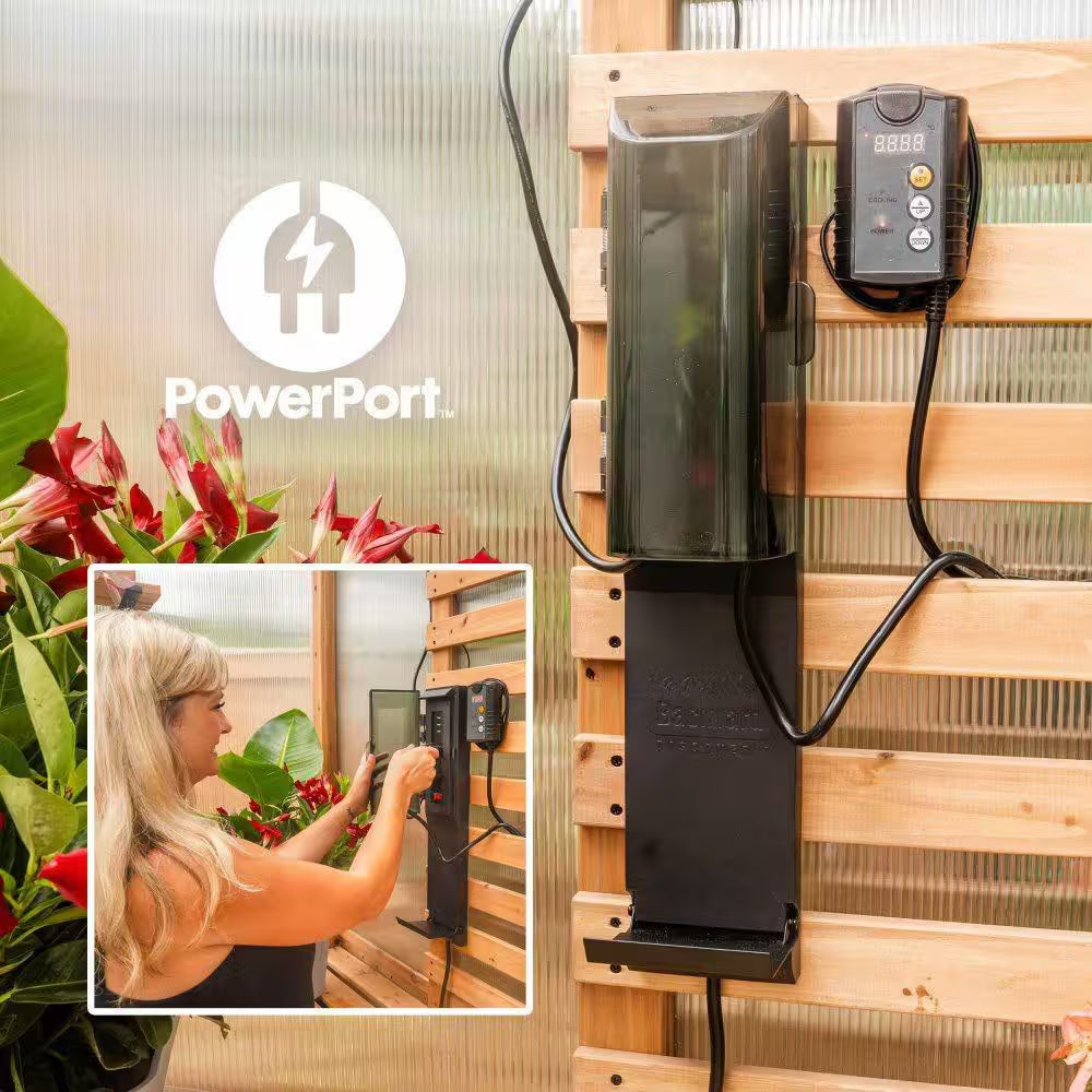 Elevate Your Gardening Experience with the Poppy 11 Ft. Cedar Wood & Polycarbonate Walk-In Greenhouse Kit - Perfect for Year-Round Plant Care!