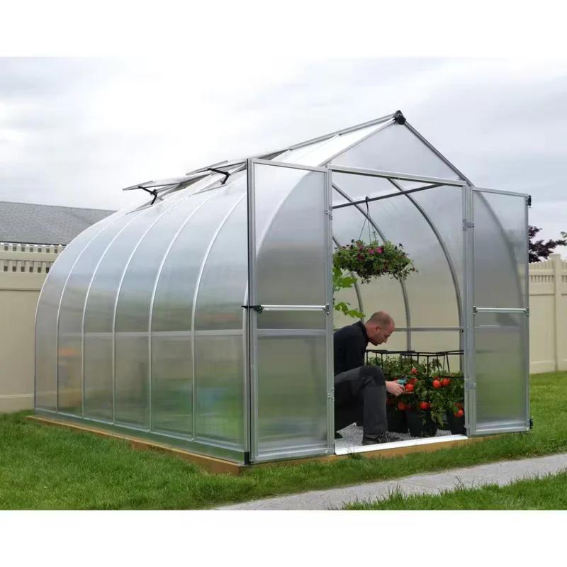 Bella Twin-Wall Polycarbonate Greenhouse 8' x 12'
