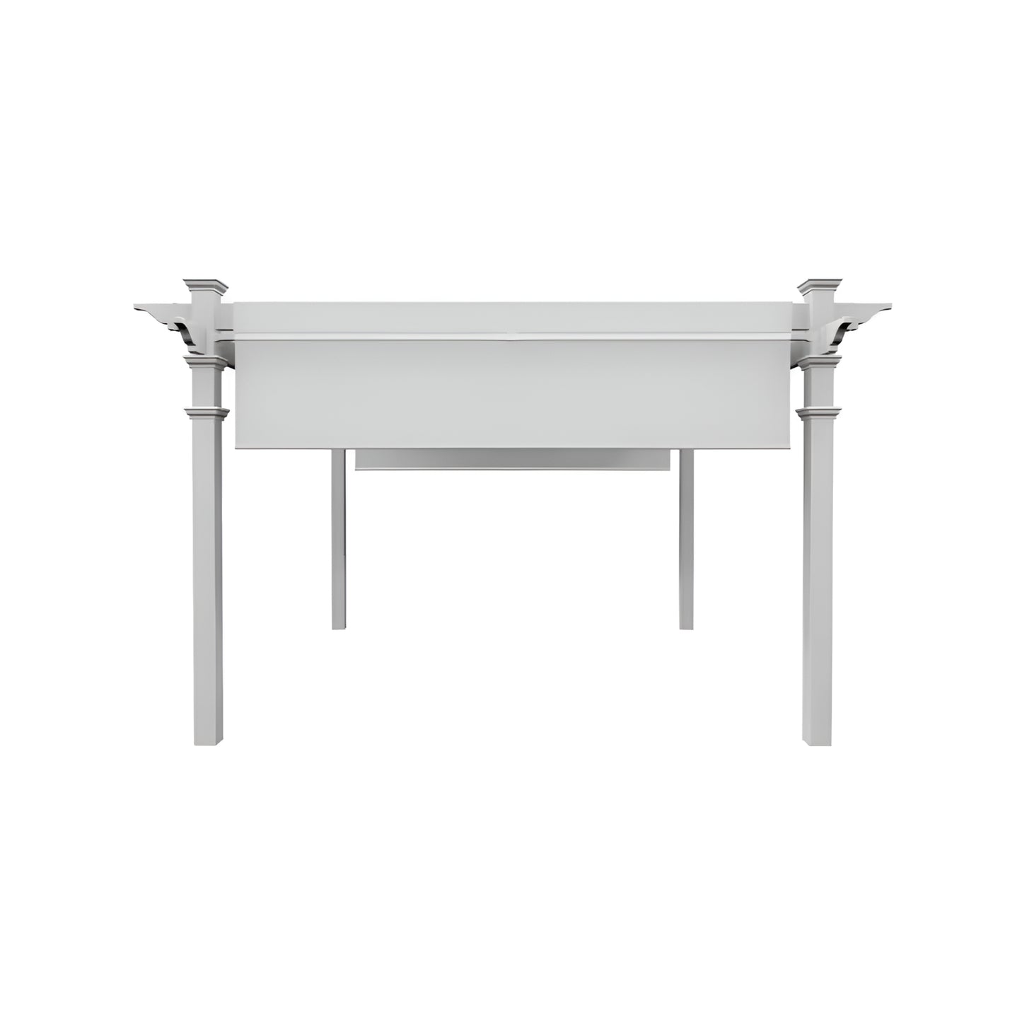 Monterey Vinyl Pergola – White Canopy