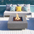 Manhattan Square Propane Fire Pit Table