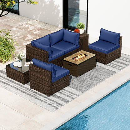 Enjoy Cozy Outdoor Gatherings with the 7-Piece Furniture Set