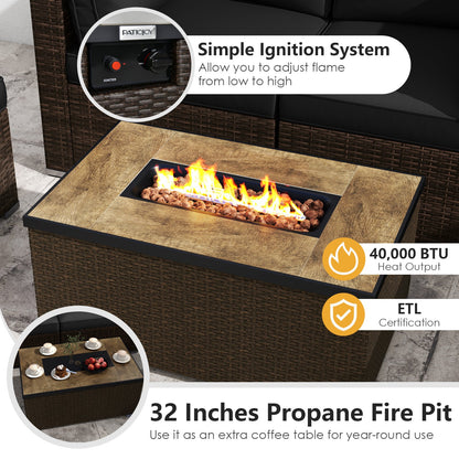 Enjoy Cozy Outdoor Gatherings with the 7-Piece Furniture Set