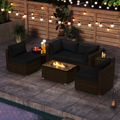 Enjoy Cozy Outdoor Gatherings with the 7-Piece Furniture Set