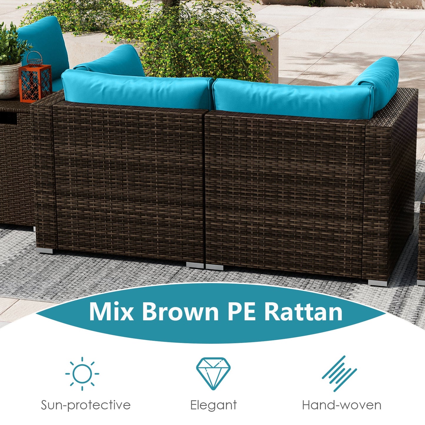 Enjoy Cozy Outdoor Gatherings with the 7-Piece Furniture Set