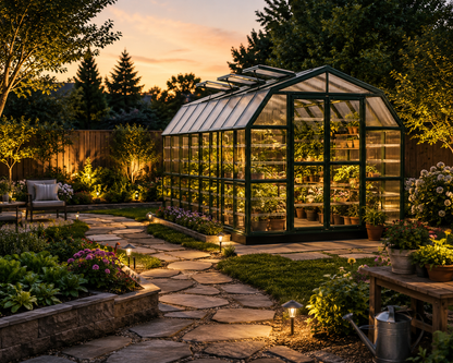 Grand Gardener Polycarbonate Greenhouse 9' x 17'
