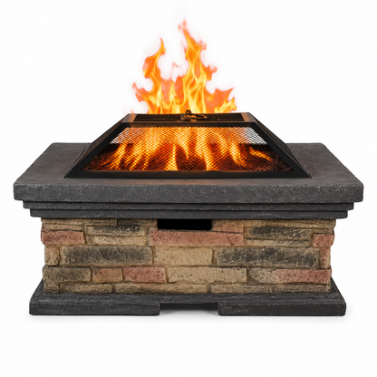 Ehlen Square Wood-Burning Fire Pit