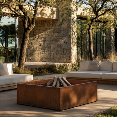 The Jackson Corten Steel Fire Pit