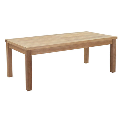 Patio Elegance Marina 10-Piece Outdoor Teak Set with Grey Cushions