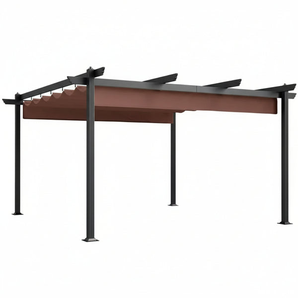 11' x 12' Retractable Pergola Canopy