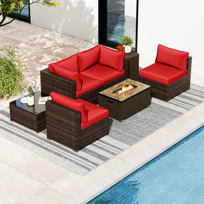 Enjoy Cozy Outdoor Gatherings with the 7-Piece Furniture Set