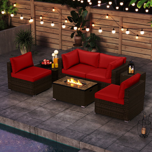 Enjoy Cozy Outdoor Gatherings with the 7-Piece Furniture Set